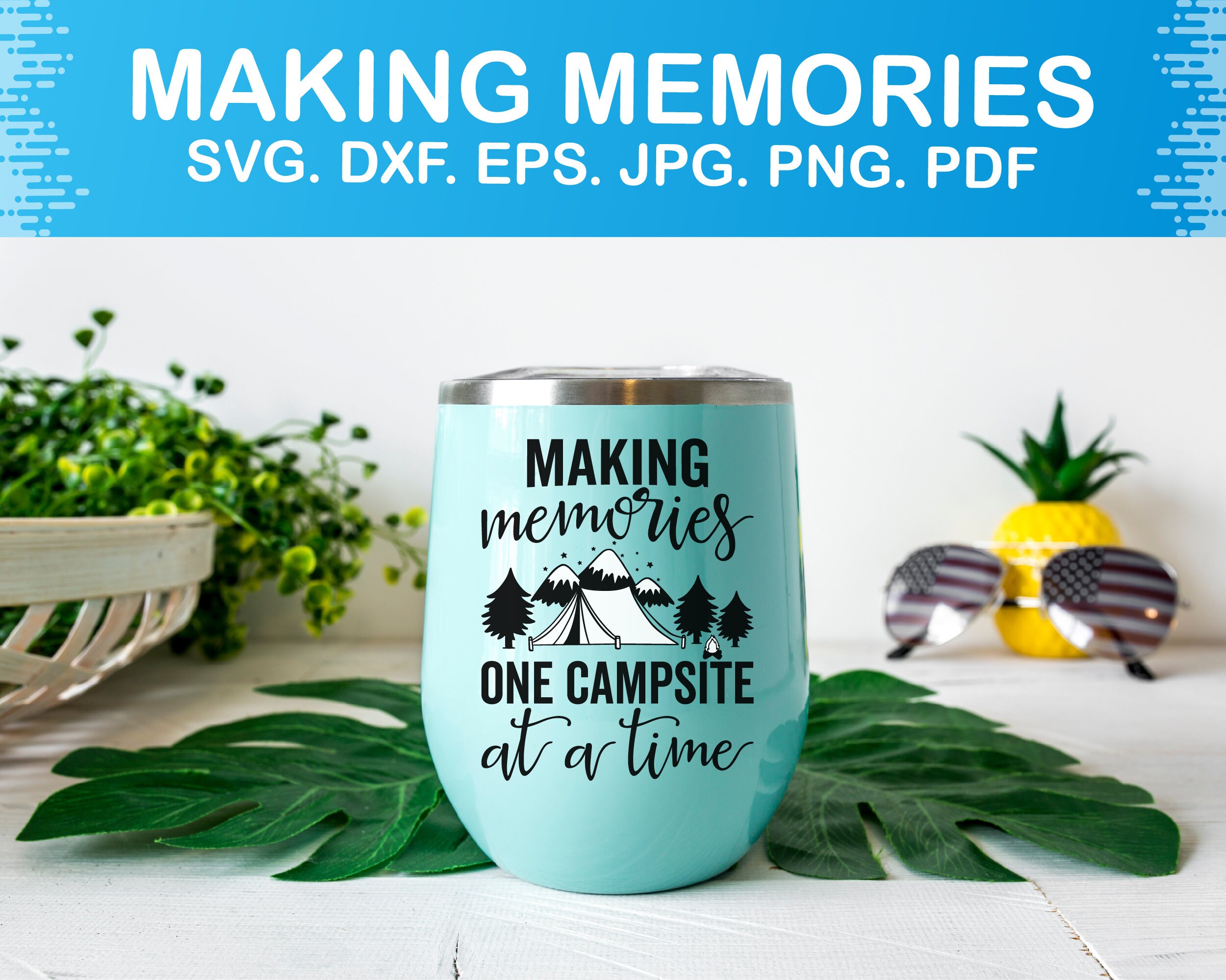 Making Memories One Campsite at A Time Svg Camping Svg | Etsy