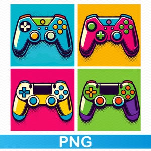 Controlador de videojuego Pop Art PNG, Pop art png, Videojuegos png, Videojuego png, Juegos png Gamer png, Juegos clipart, Retro png Clipart