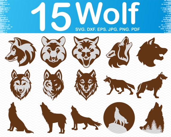 Download Wolf svg Wolves svg files for cricut Wolf cricut Wolf head | Etsy