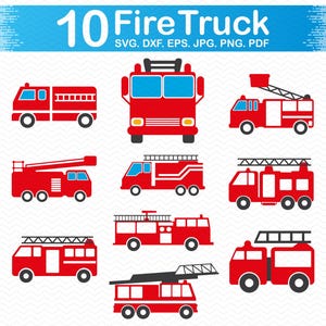 Camion dei pompieri svg, Camion dei pompieri svg, Camion dei pompieri png, Camion dei pompieri clipart, Vigile del fuoco svg, Vigili del fuoco svg, Cricut svg silhouette svg clipart