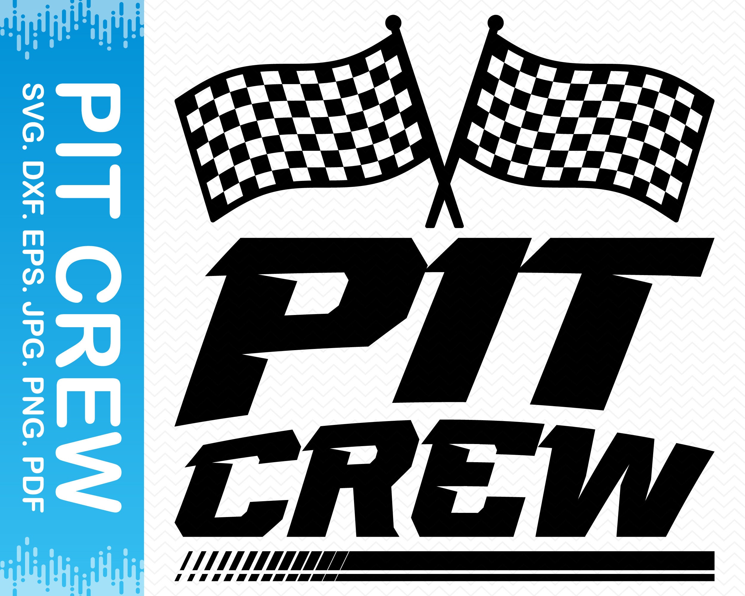 Female Race Car Pit Crew Clipart