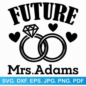 Futuro personalizado Sra. svg, Noivo svg Noivo svg, Noiva svg Casamento svg, Noivado png, Noiva svg Noivo svg, Sr. e Sra. svg, Casais svg