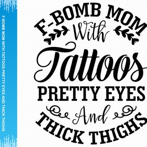 This Mom Drops the F-bomb a Lot Stickers Graphic by SVG Print