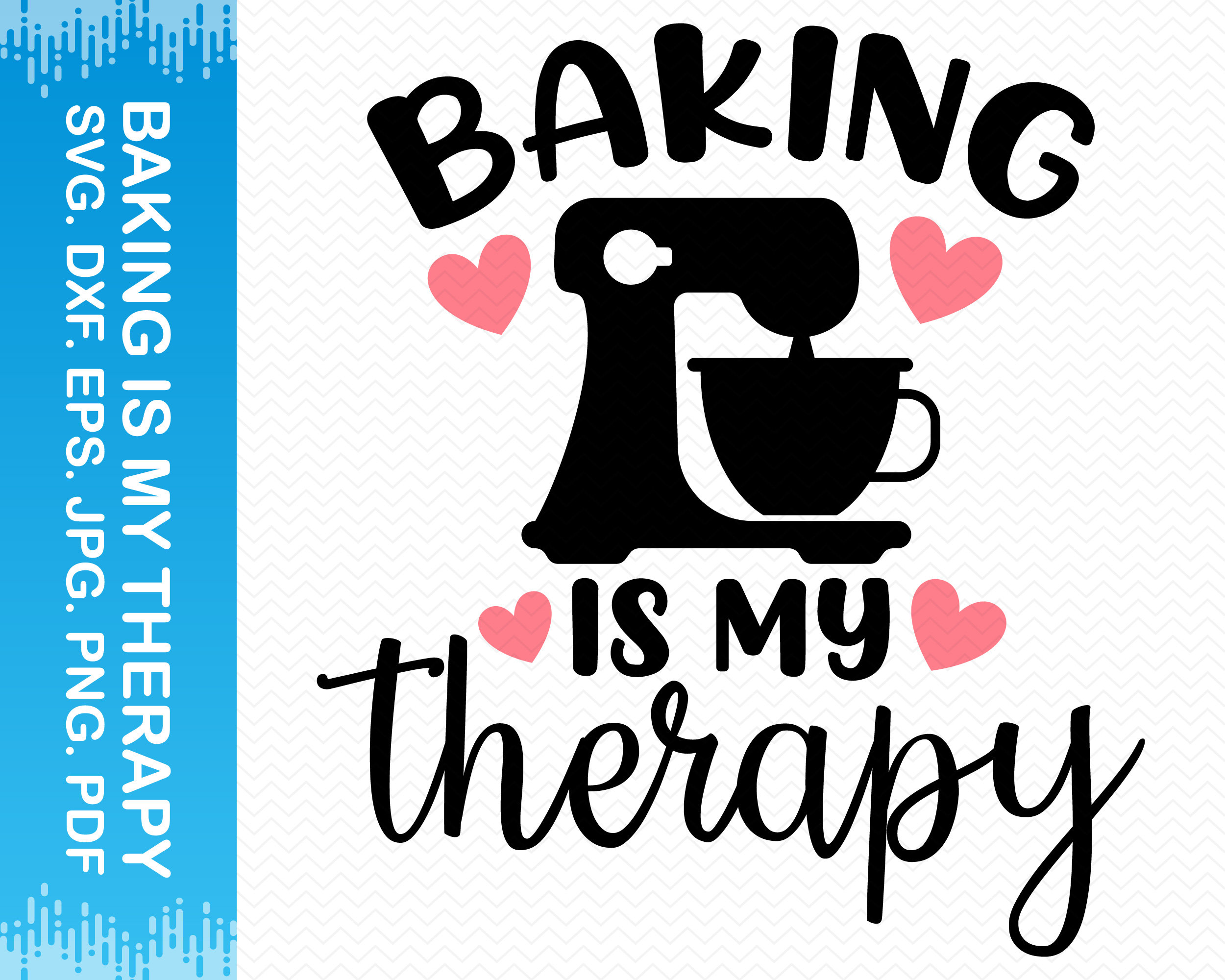 Baking is My Therapy Svg Baking Svg Bakery Svg Pot Holder Etsy