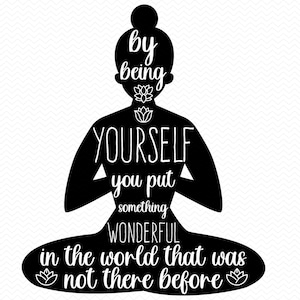 Yoga SVG, spirituelles Design, motivierendes Design, Inspirational Design, Frauen Empowerment Design, Frauen Power Design, Chakra Design, Cricut Silhouette Design