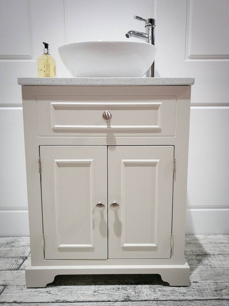 Grace Vanity Unit Bathroom Wash Stand With Solid Surface Etsy