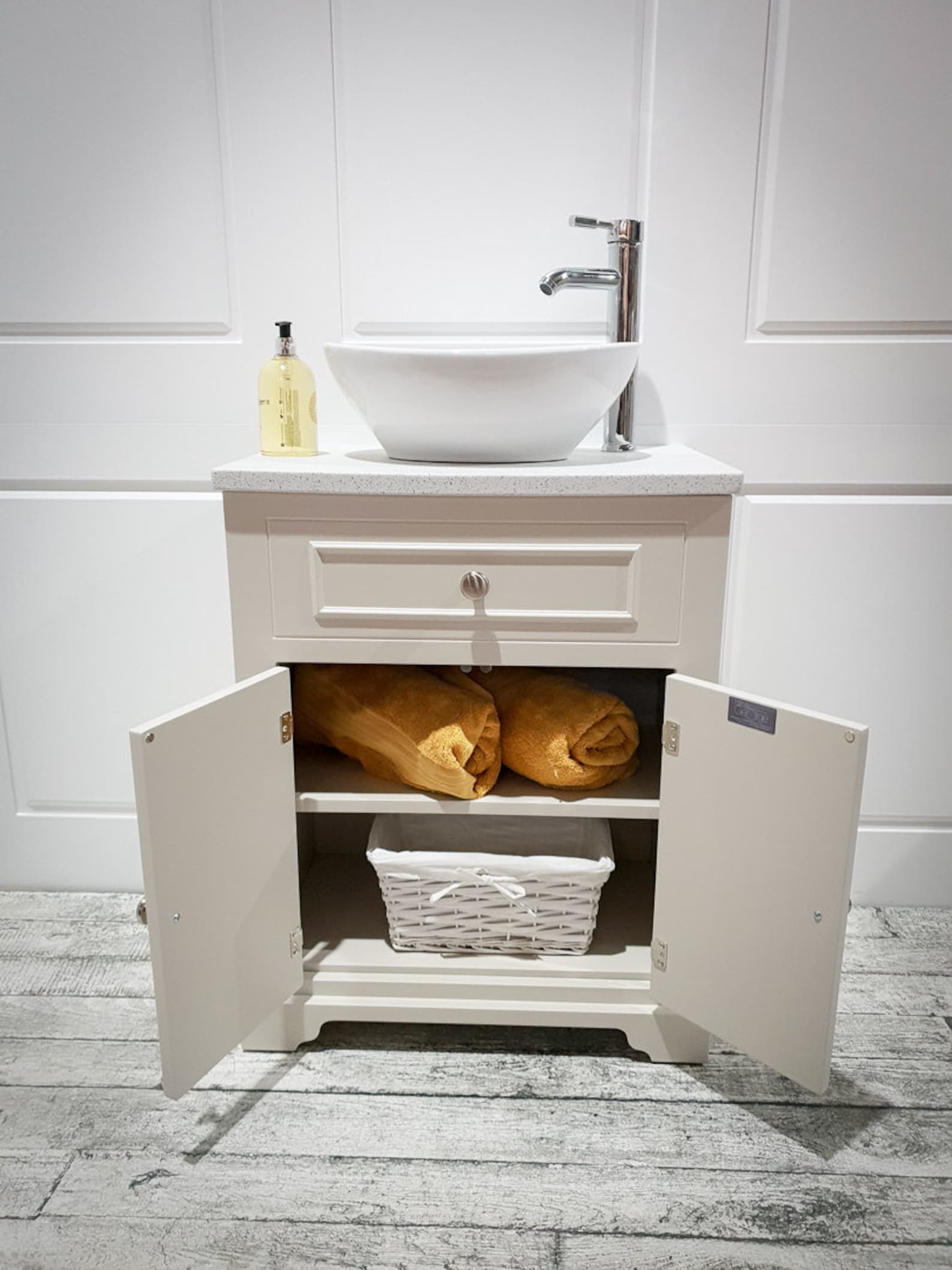 Grace Vanity Unit Bathroom Wash Stand with Solid Surface Etsy