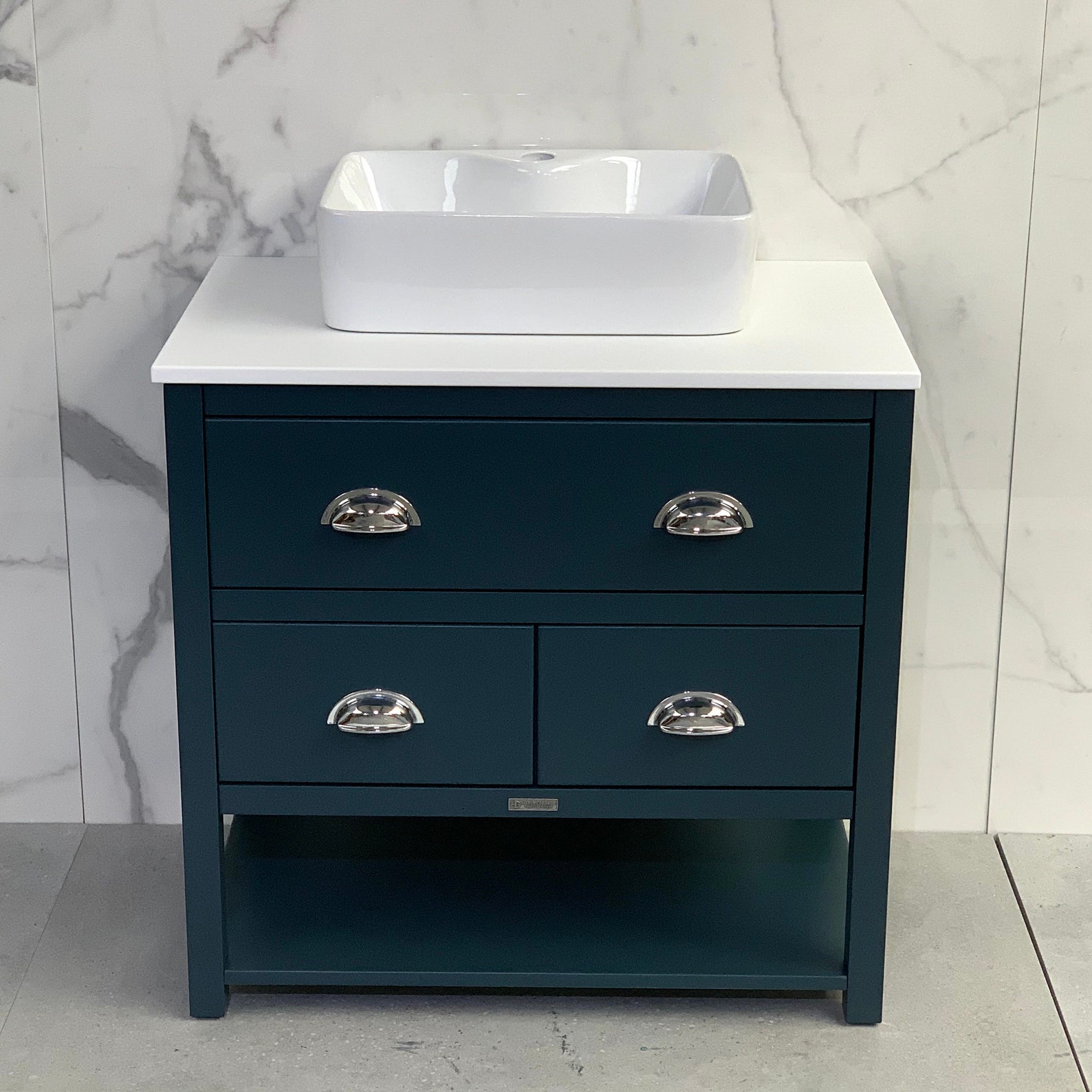 Ava Painted Vanity Unit Bespoke Single Sit On Basin Any Etsy