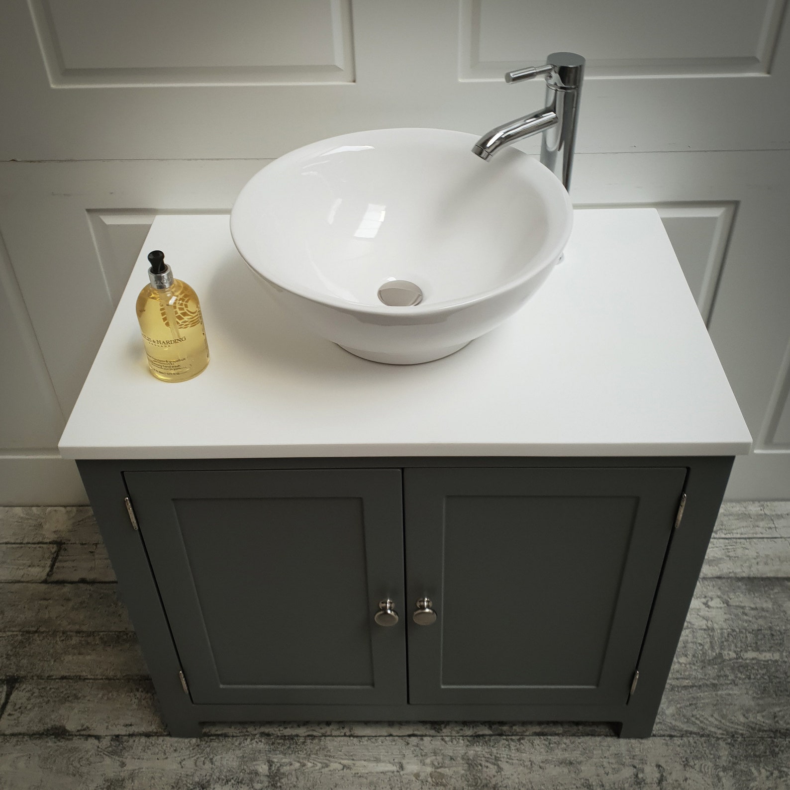 Iris Vanity Unit Single Sit-on Basin Any Colour Match - Etsy