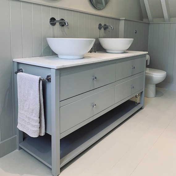 Ava Double Vanity Unit Bathroom Washstand With Sit On New Zealand - What Is Another Name For A Bathroom Vanity Unit