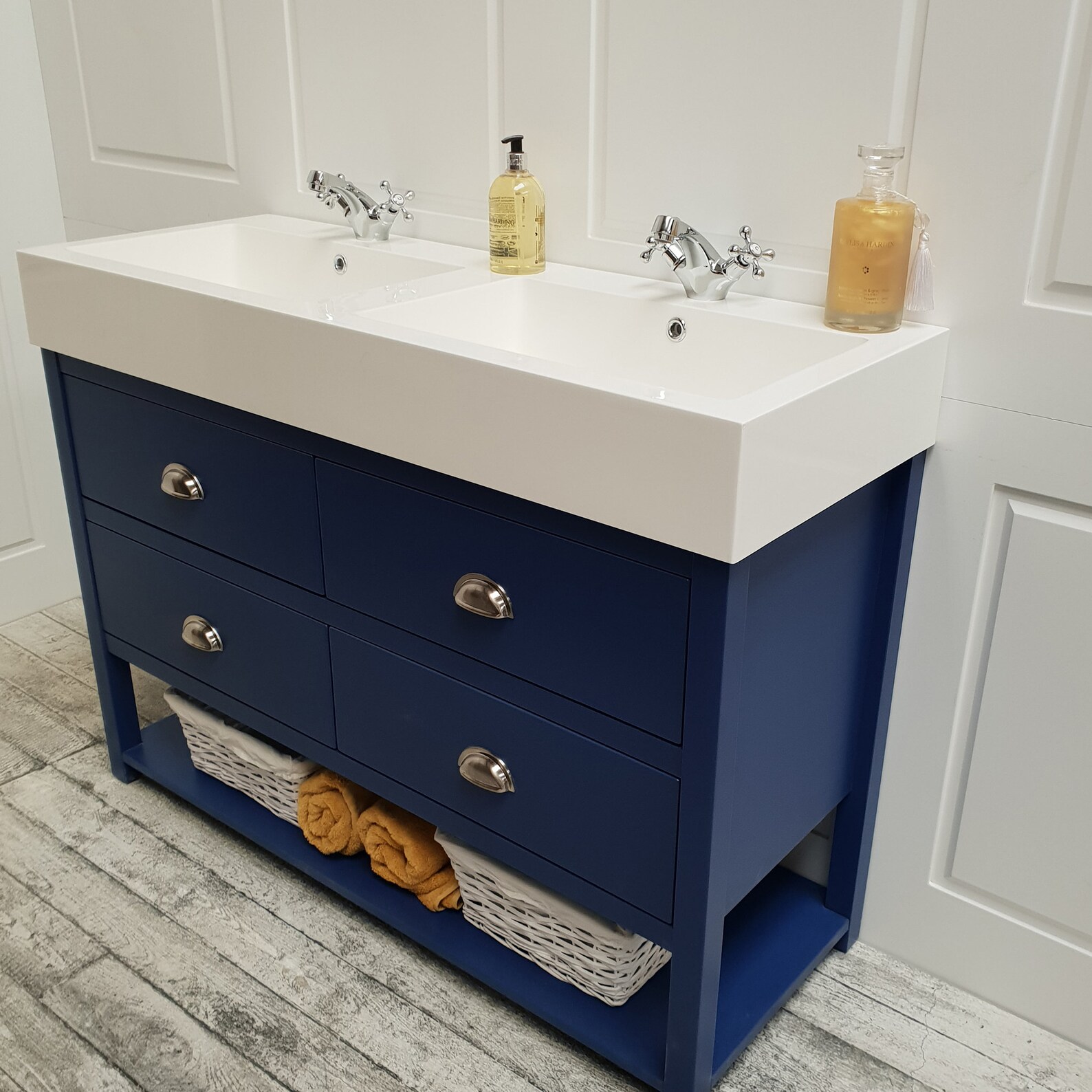 Ava Double Vanity Unit Painted Bathroom Washstand 1200mm. Etsy