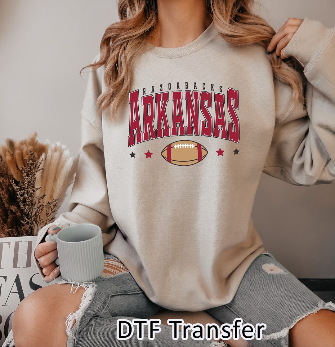 Arkansas Razorback Football Ready to Press DTF Transfer Shirt Etsy