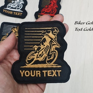 Custom Biker Patch, Race Name Patch, Custom Motocross Patch, Custom Embroidery, Custom Name Patch