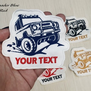 Custom Offroad Name Patch, Embroidered Polyester