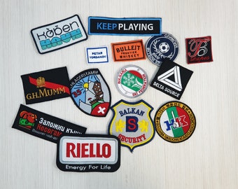 Custom Design Embroidered Patch, Any Shape Iron On Personalized Applique