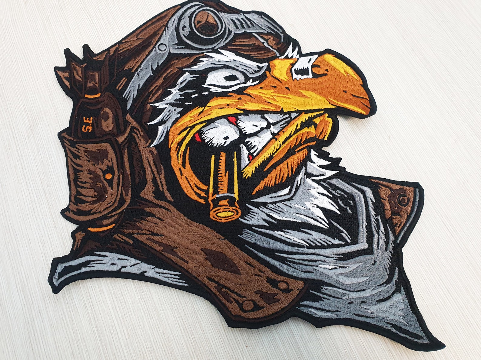 Large Eagle Patch Military Back Patch Sew on Patch Urban Etsy