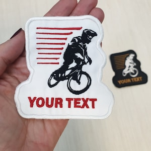 Custom Bicycle Patch, Race Bike Name Patch, Custom Enduro Patch, Custom Embroidery, Custom Name Patch