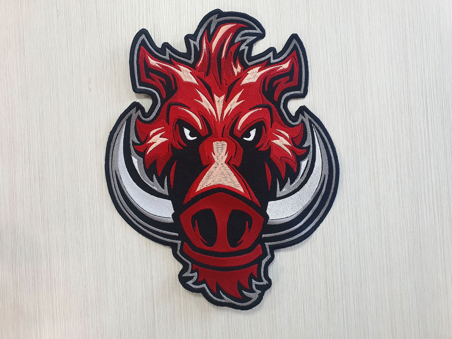 Large Hog Patch Boar Back Patch for Jackets Sew on Patch Etsy