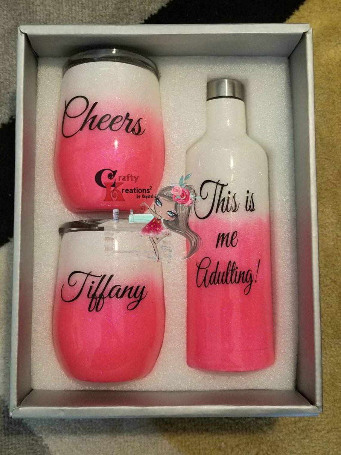 Wine Tumbler Gift Set Amazing Gift Etsy