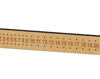 Score for Cornhole CNC SVG File Easel Xcarve Ready