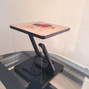 Tensegrity Table Wood Laser Cutter SVG File Glowforge File (Among Us Graphic Not Included)