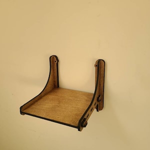 Shelf and Wireless Charging Station Wood Laser Cutter SVG File Glowforge File
