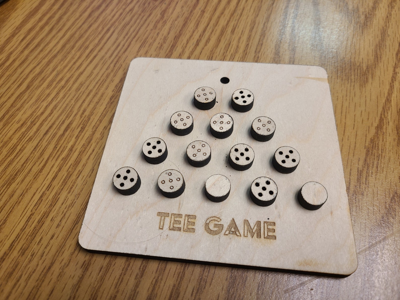 Tee Game Board Game Wood Laser Cutter SVG File Etsy