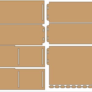 The Perfect Glowforge Shelf Wood Laser Cutter SVG File Glowforge File