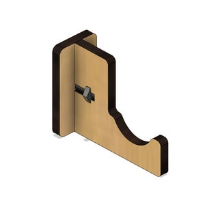 File SVG della taglierina laser con gancio a muro File Glowforge