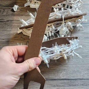 クリスマス ライト スプール ストレージ 延長コード リール 木製レーザー カッター SVG ファイル Glowforge ファイル