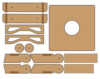 Air Mail Cornhole CNC SVG File Easel Xcarve Ready