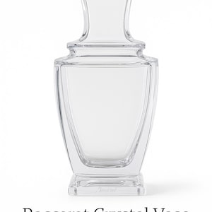 Baccarat Crystal Vase – 10.5” Tall – French Luxury – Mint Condition – Signed & Authentic
