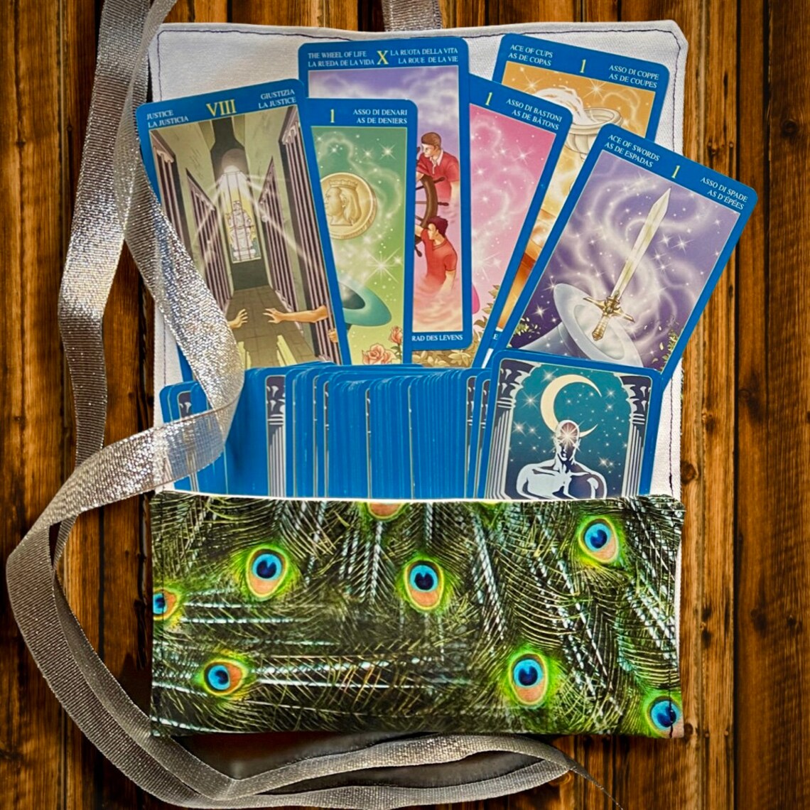 Tarot Cards Wrap // Oracle Wrap // Tarot Bag // Divination Etsy