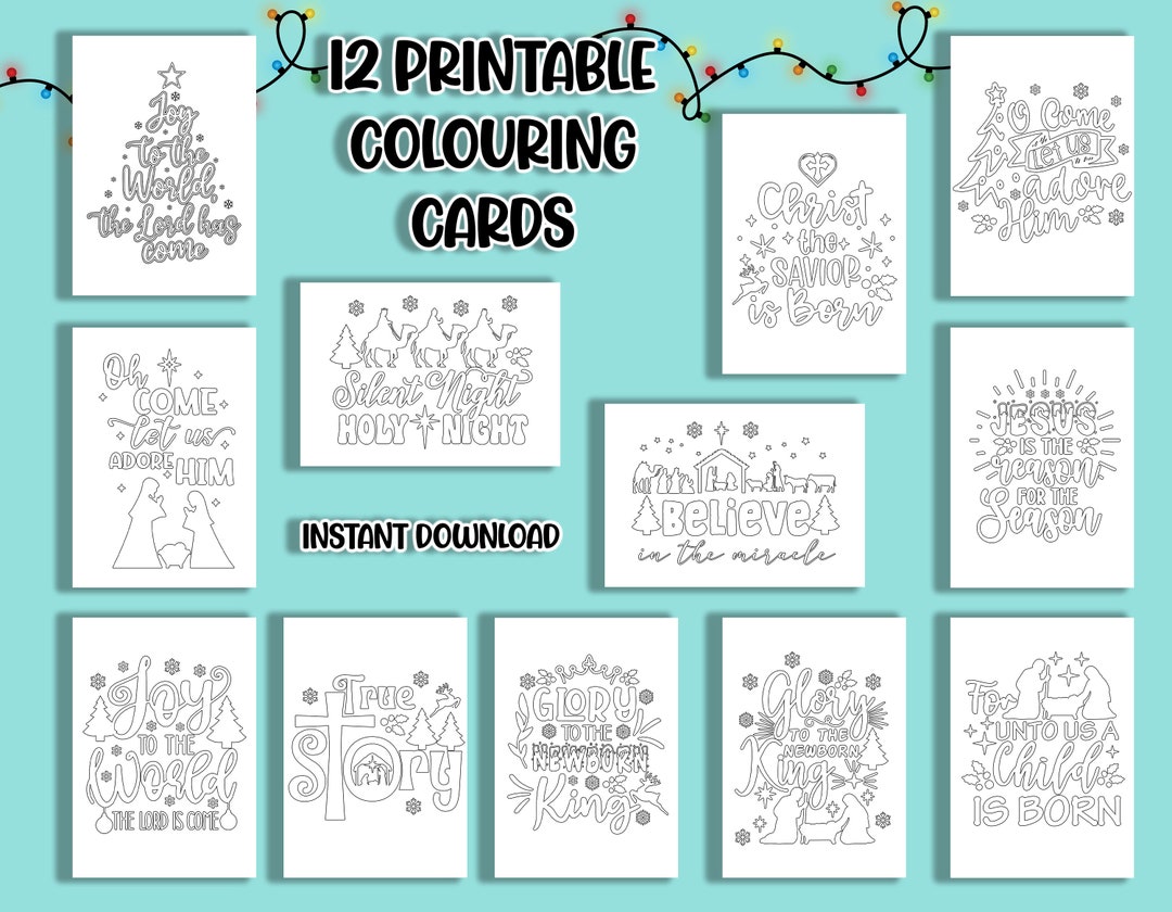 12 Printable Christmas Colouring - Il 1080xN.4348806337 S27v 