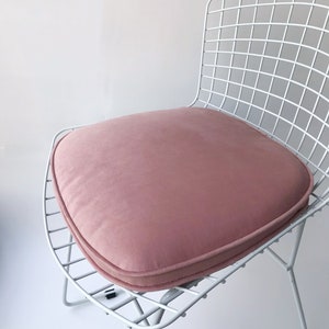 BERTOIA style metal set Chair Cushion Backrest, velcro stripe 1.5 4cm thick imagem 5