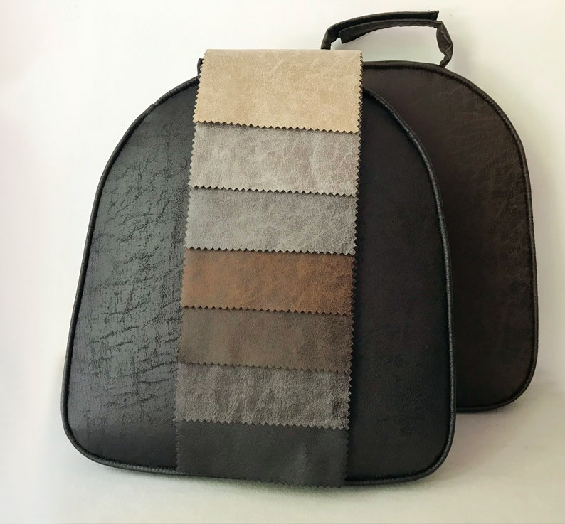 TOLIX faux leather Metal Chair Cushion Tolix Chair PIllow Faux Etsy