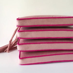 Chair Cushion with Ties, Square Indoor Seat Pad 2&quot; thick (5cm)