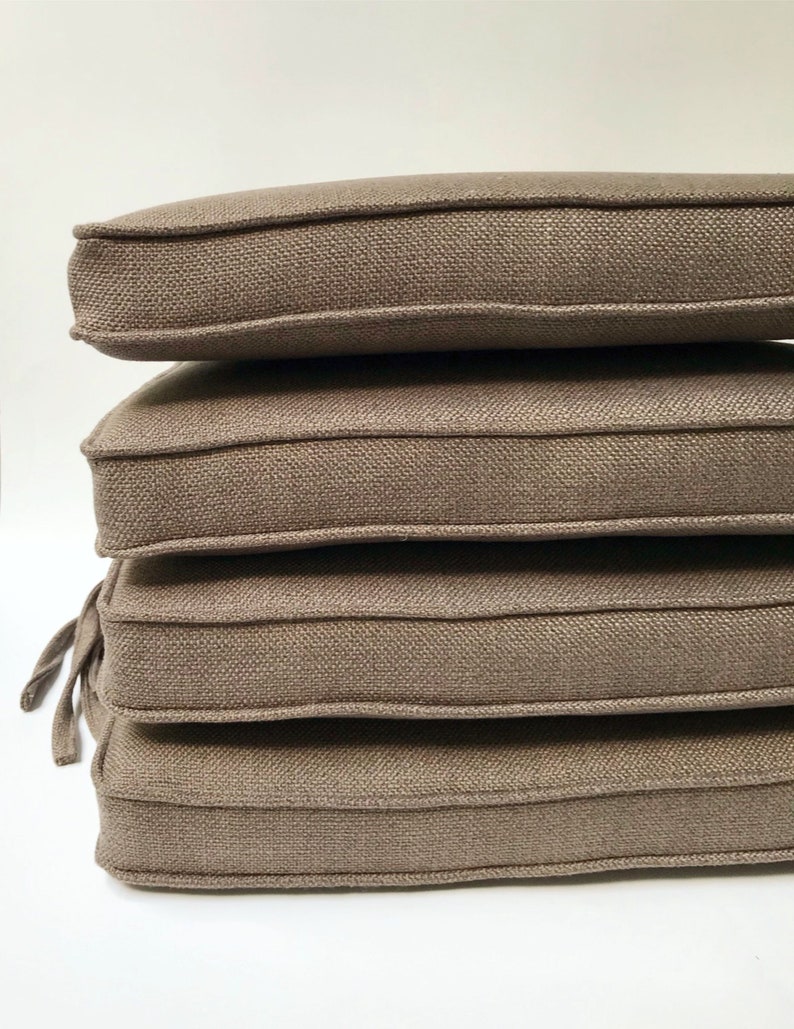 Chair Cushions with Ties Square Indoor Seat Pad rustic Etsy