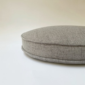 Chair Cushion Pad Round 2 thick 5cm ulphostery linen fabric image 2