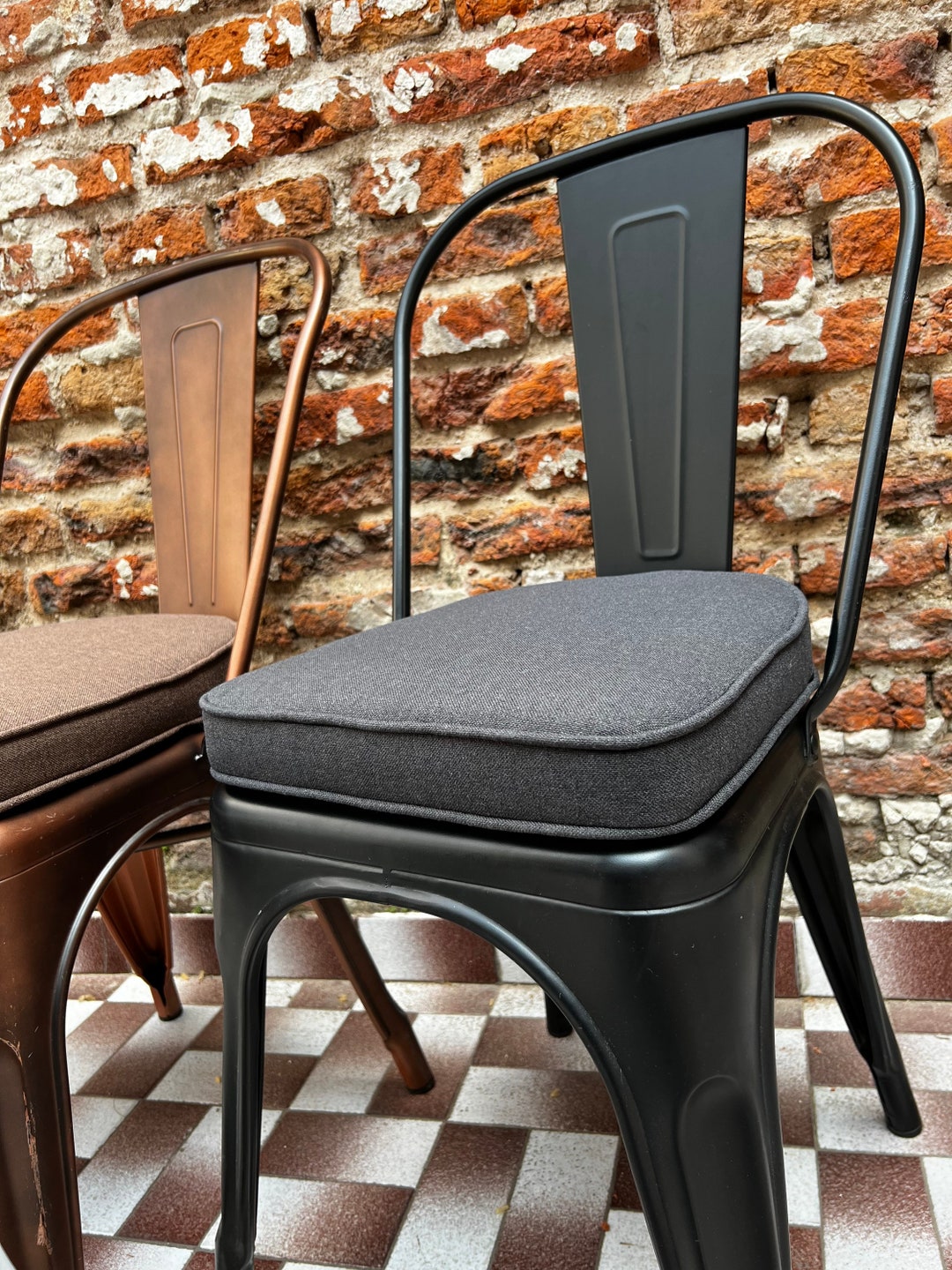 Leather Tolix Chair Pads Cushion Covers The Range Dining Chair