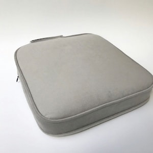 Square Bar Stool Cushion with Backrest - Tolix Style - 12x12&quot;