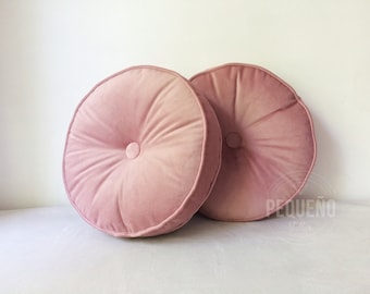 ROUND Decorative Cushion pillow Round  16" (40CM) DIAMETER 3" thick (8cm)