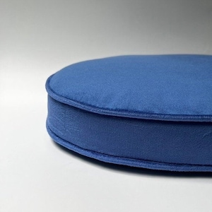 2 thick 5cm round chair cushion pad image 3