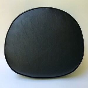 oval chair pads plastic Chair CUSHION pillow 1.5 thick 4cm Upholstery Vinyl faux Leather zdjęcie 2