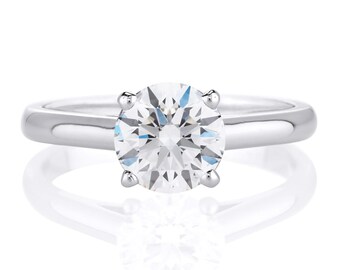 4.03 Carat Round Cut Diamond GIA Certified J/SI1 + Free Ring (2201573370)