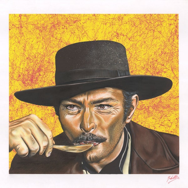 Angel Eyes - Artwork - Lee Van Cleef / The Good The Bad and The Ugly