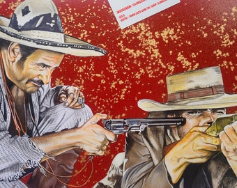 Désolé Shorty - Superbes oeuvres d'art originales de Clint Eastwood et Eli Wallach
