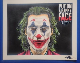 Artwork / The Joker - Put on a happy face... Joaquin Phoenix