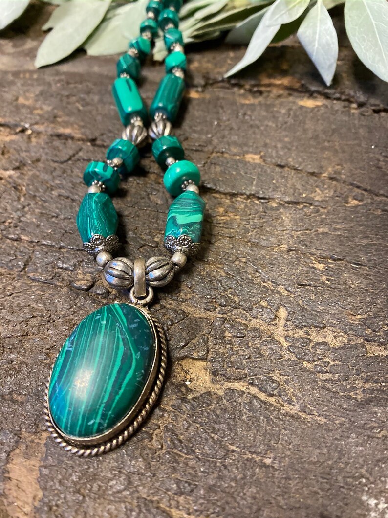 Classic Dark Green Jade Beads Necklace Vintage Retro Beads - Etsy