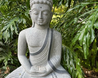 Granite Buddha Statue, Garden Budha, Meditating Buddha, Handmade Unique Sanctuary Décor 4 ft